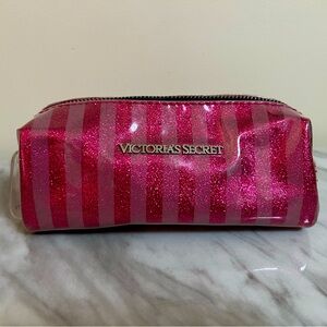 Victoria’s Secret Pink Striped Cosmetic Bag